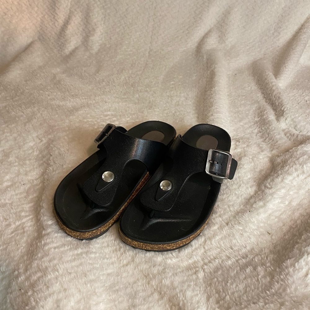 Black Gem Sandals